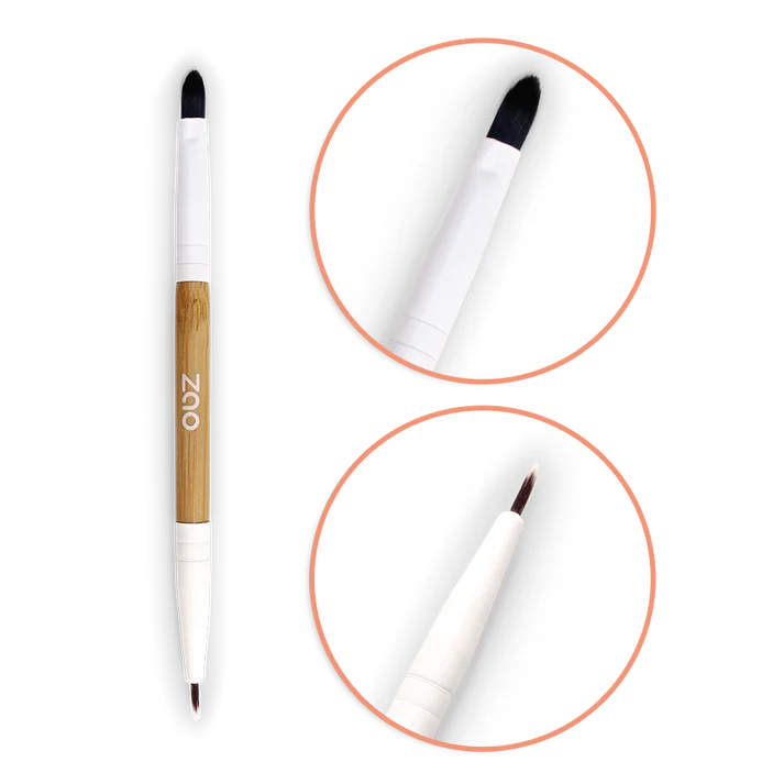 Pinceau 718 Duo eyeliner-lèvres ZAO (pré-commande)