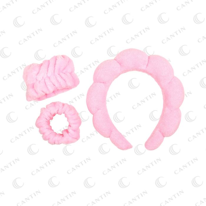 BANDEAU TETE ET POIGNETS SPLASH AWAY ROSE