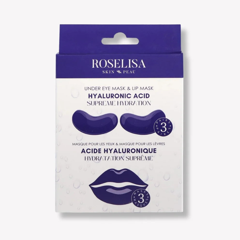 Masques pour lèvres et yeux (3 combos)-Roselisa