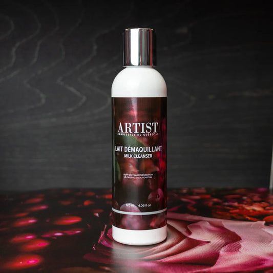Lait nettoyant à la canneberge du Québec ARTIST