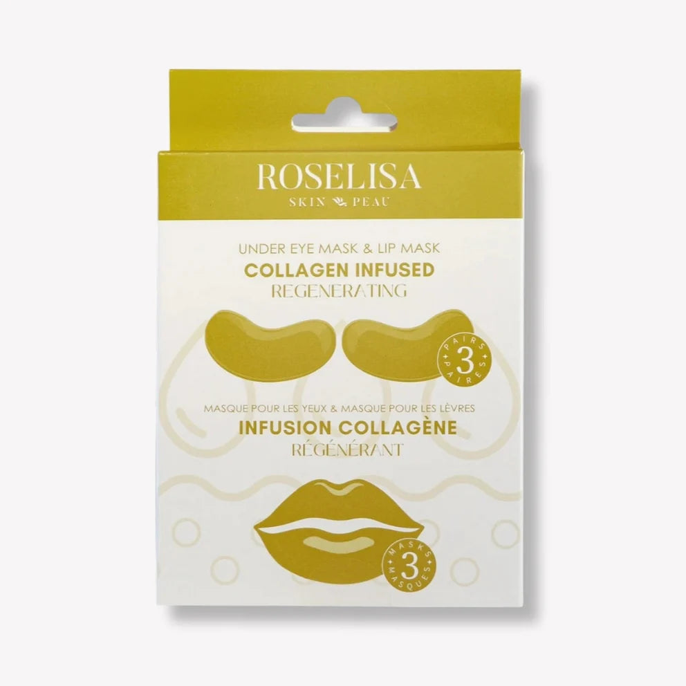 Masques pour lèvres et yeux (3 combos)-Roselisa